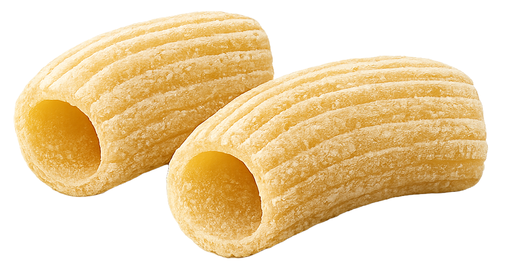 Mezze maniche rigate